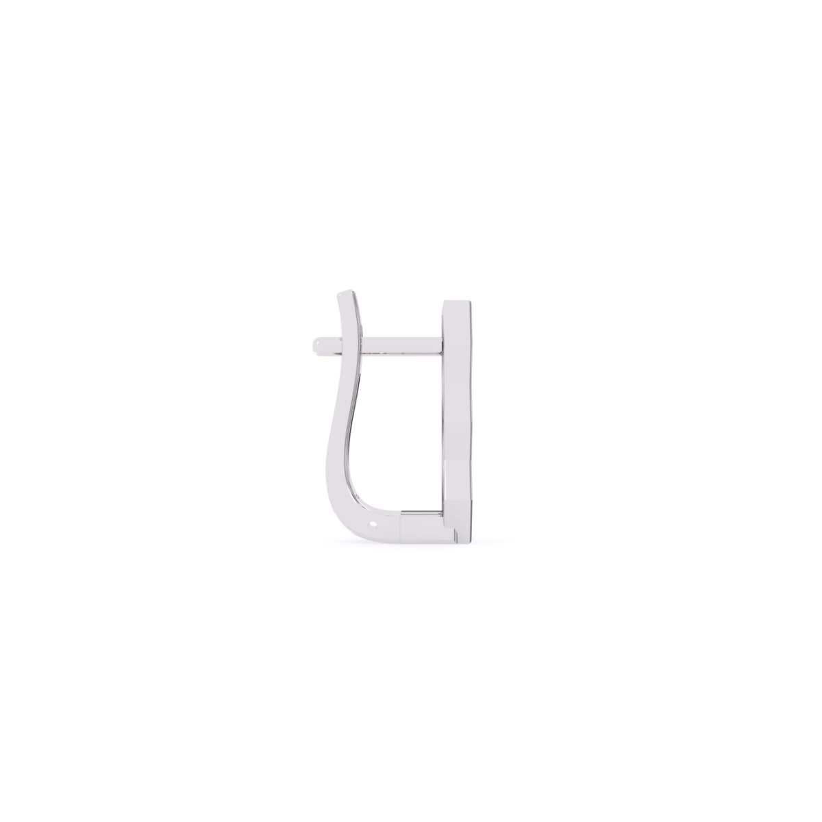 Luxurious Bar Diamond Hoop Earrings
